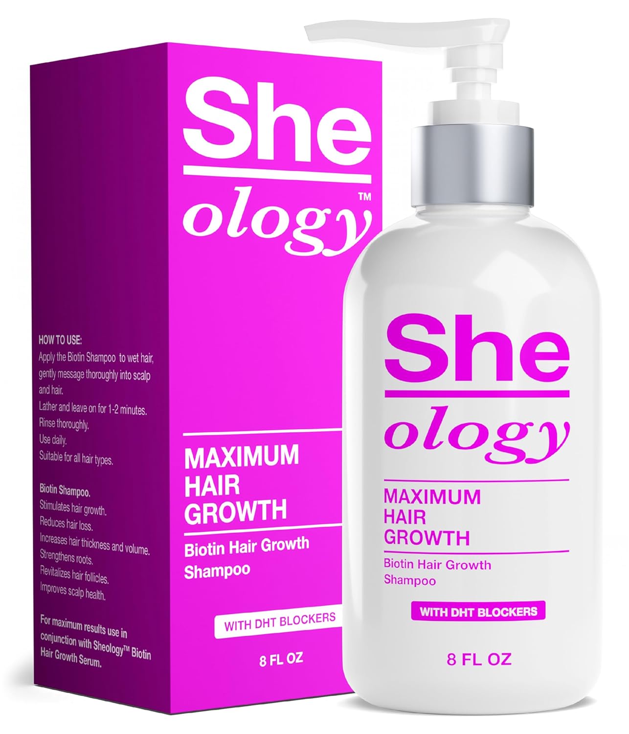 Sheology Maximum Hair Growth Shampoo For Women - Natural DHT Blockers –  Guyology Labs