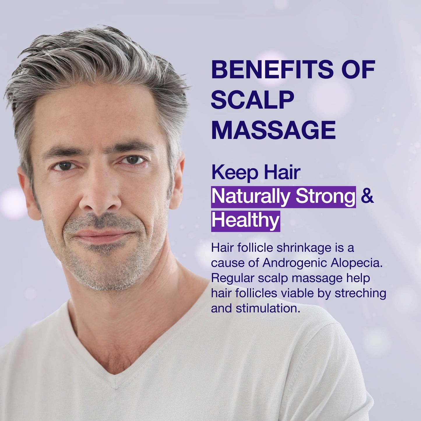 Guyology Labs Biotin Hair Growth Serum & Scalp Massager for Men, Women & All Types of Hair - DHT Blocker & Scalp Serum - Hyaluronic Acid, Citrus - Anti Thinning Hair - Anti Hair Loss - Hair Regrowth - Made in USA