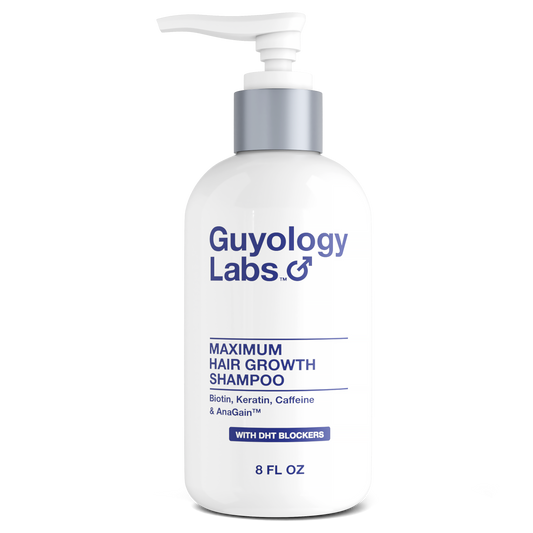 Guyology Labs™ Biotin Shampoo 1 Month Supply - With AnaGain™ - DHT Blockers For Thinning Hair - Anti Hair Loss Shampoo - Hair Growth Shampoo by Guyology Labs
